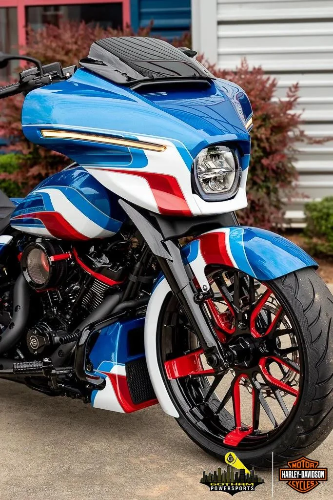 2024 HARLEY-DAVIDSON STREET GLIDE BIG WHEEL PATRIOTIC BAGGER