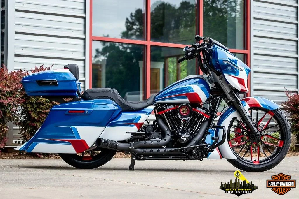 2024 HARLEY-DAVIDSON STREET GLIDE BIG WHEEL PATRIOTIC BAGGER