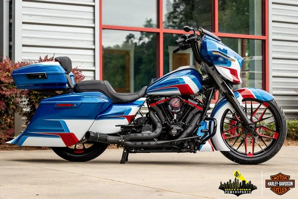 2024 HARLEY-DAVIDSON STREET GLIDE BIG WHEEL PATRIOTIC BAGGER